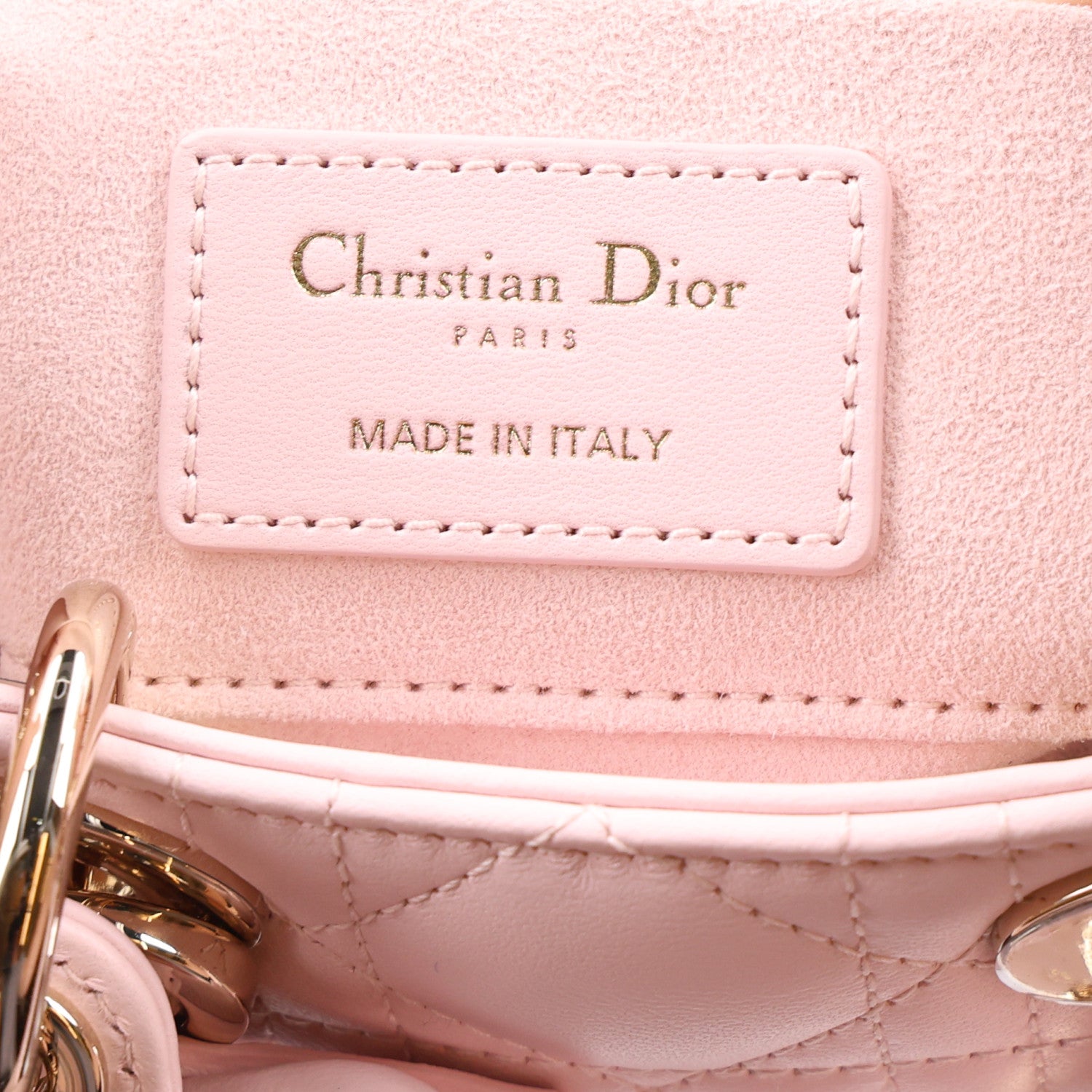 Christian Dior Lambskin Cannage Mini Lady D-Joy Soupir Pink 5 of 9