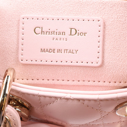 Christian Dior Lambskin Cannage Mini Lady D-Joy Soupir Pink 5 of 9