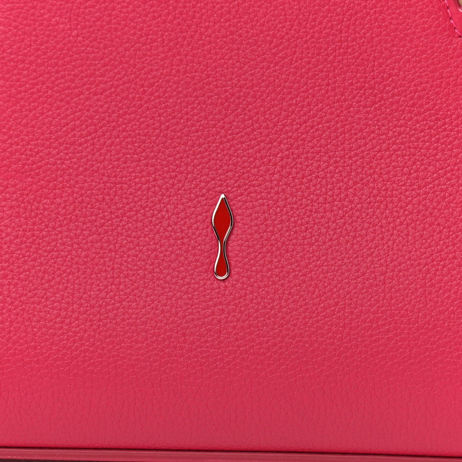 Christian Louboutin Calfskin Empire Patent Studded Medium Paloma Loulou 8 of 16