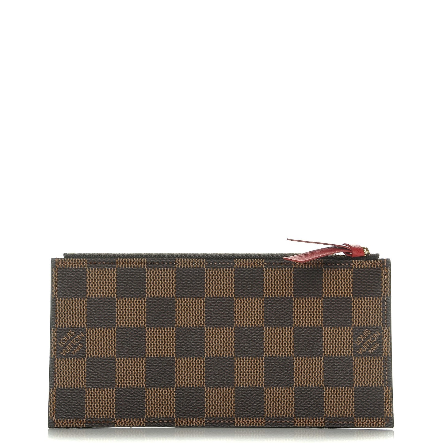 Damier Ebene Felicie Chain Wallet Zippered Insert