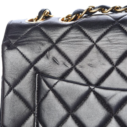 Chanel Lambskin Quilted Jumbo Single Flap Black 17 of 18