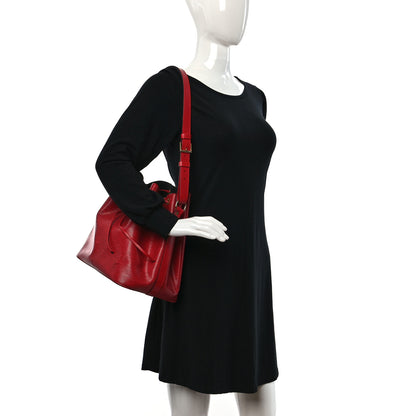 Louis Vuitton Epi Petit Noe Castillan Red 2 of 12