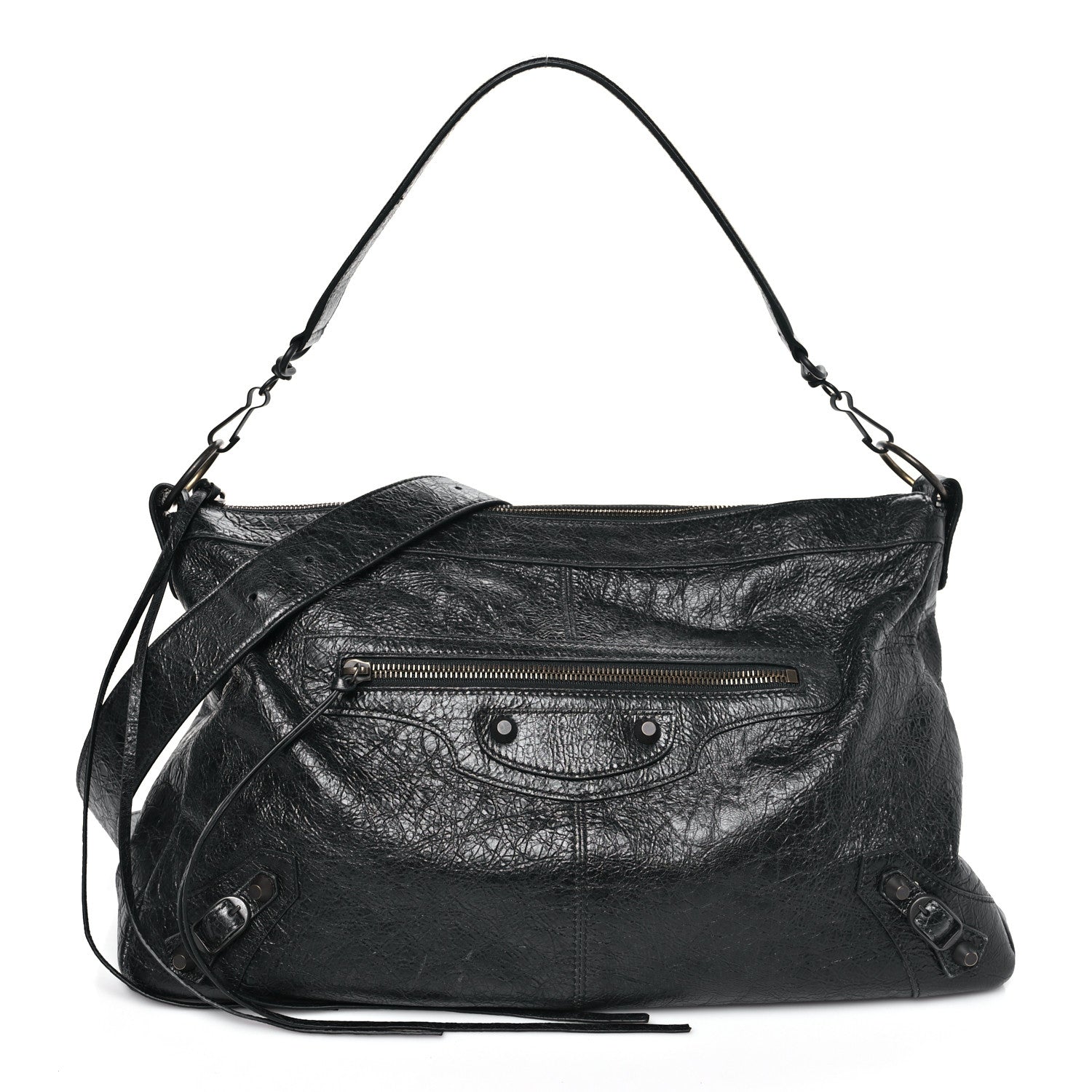 Balenciaga Agneau Arena Men Medium Le City Moto Black 1 of 9