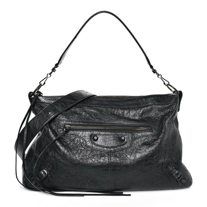 Balenciaga Agneau Arena Men Medium Le City Moto Black 1 of 9