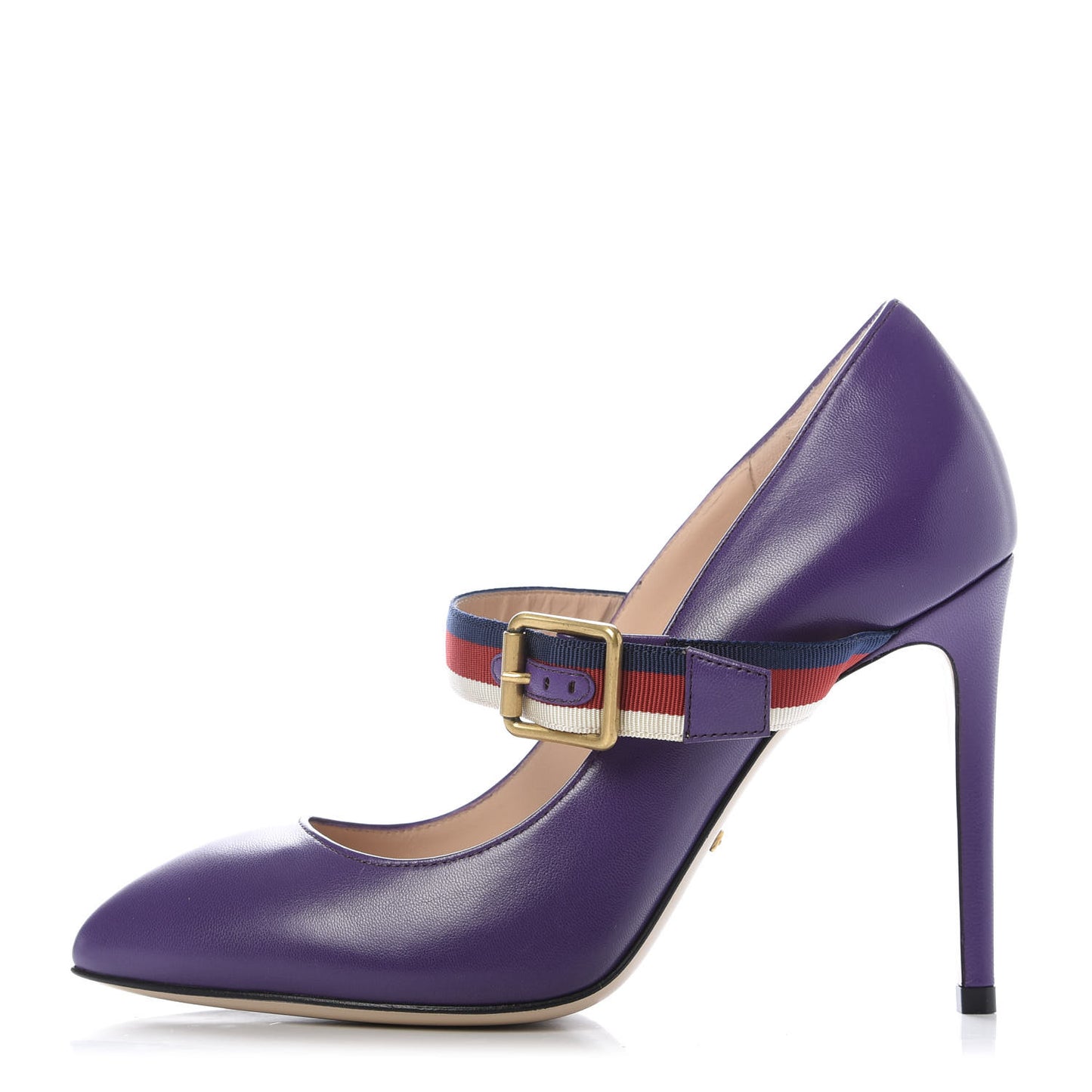 Malaga Kid Sylvie High Heel Pumps 36.5 Shine Purple