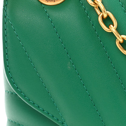Louis Vuitton Calfskin New Wave Chain Bag MM NM Emerald 11 of 13