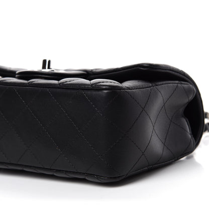 Chanel Lambskin Quilted Mini Rectangular Flap Black 7 of 11