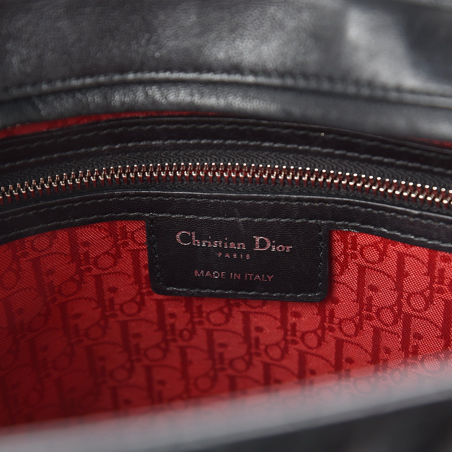 Christian Dior Lambskin Cannage Large Lady Dior Black 5 of 7