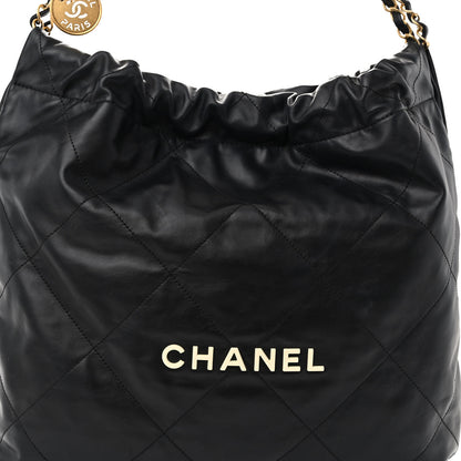 Chanel Calfskin Quilted Chanel 22 Black 9 of 12