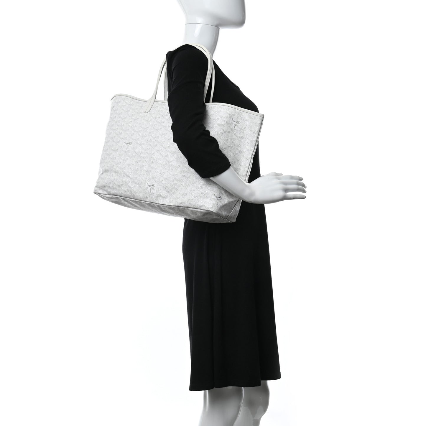 Goyardine Saint Louis PM White
