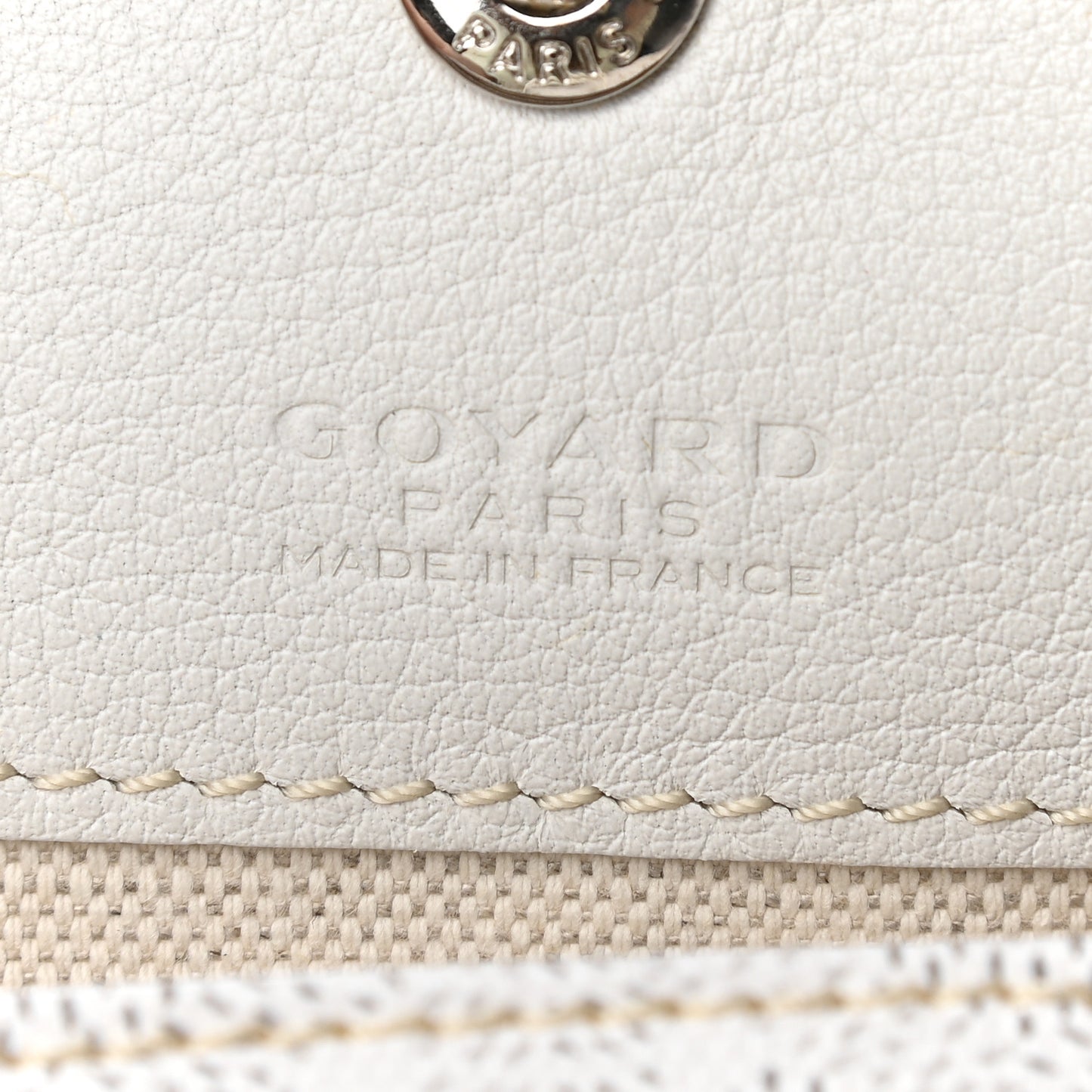 Goyardine Saint Louis PM White