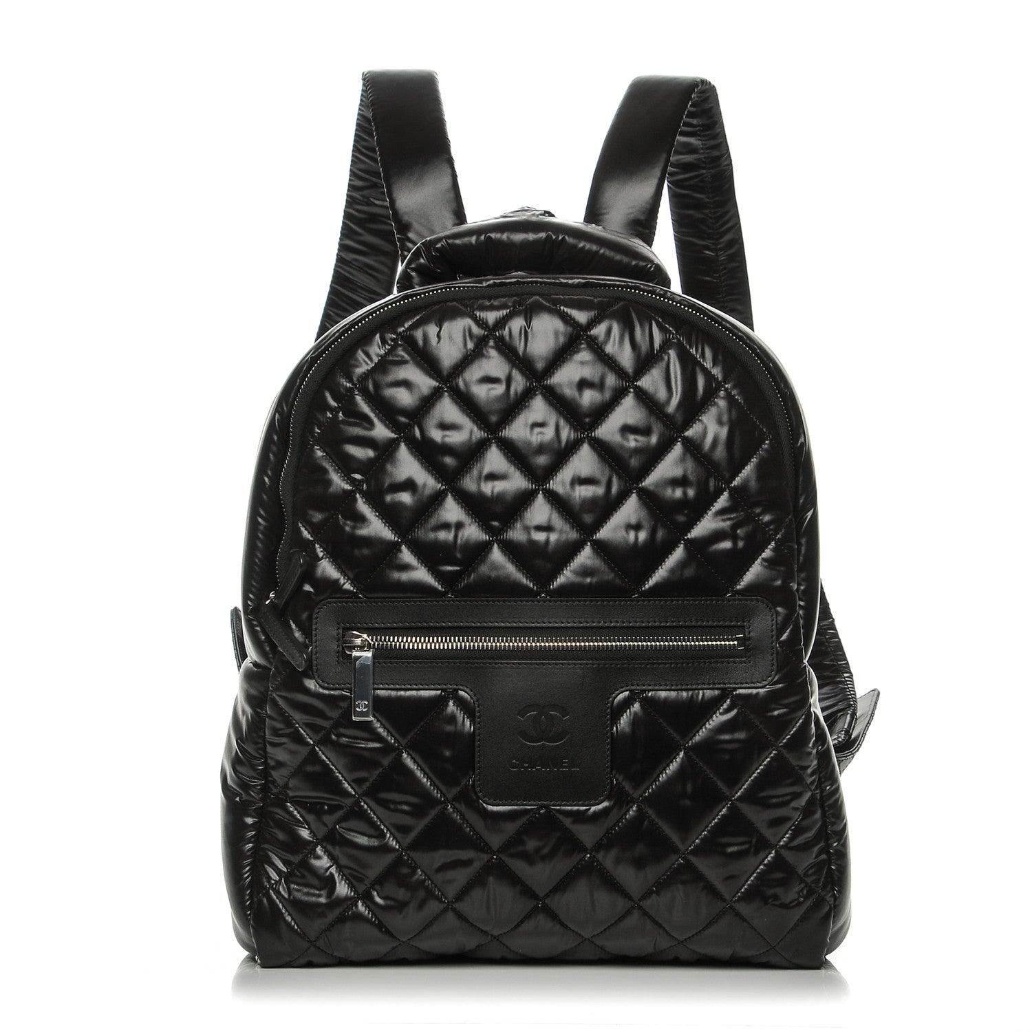 Chanel Nylon Quilted Coco Cocoon Backpack Black 1 of 8