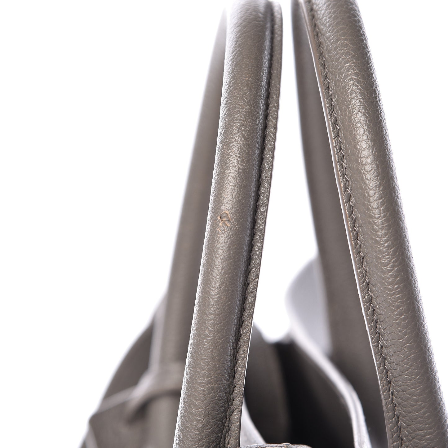 Grained Calfskin Small Sac De Jour Fog