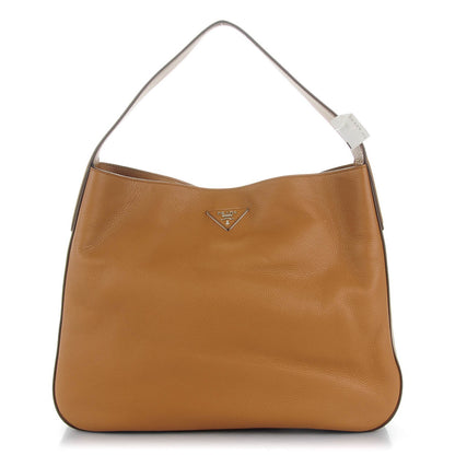 Prada Vitello Daino Hobo Caramel 1 of 8