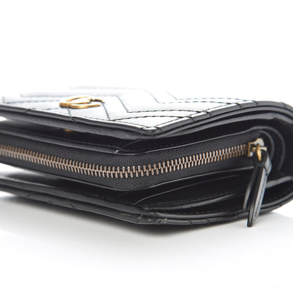Gucci Calfskin Matelasse GG Marmont ID Card Case Wallet Black 11 of 11