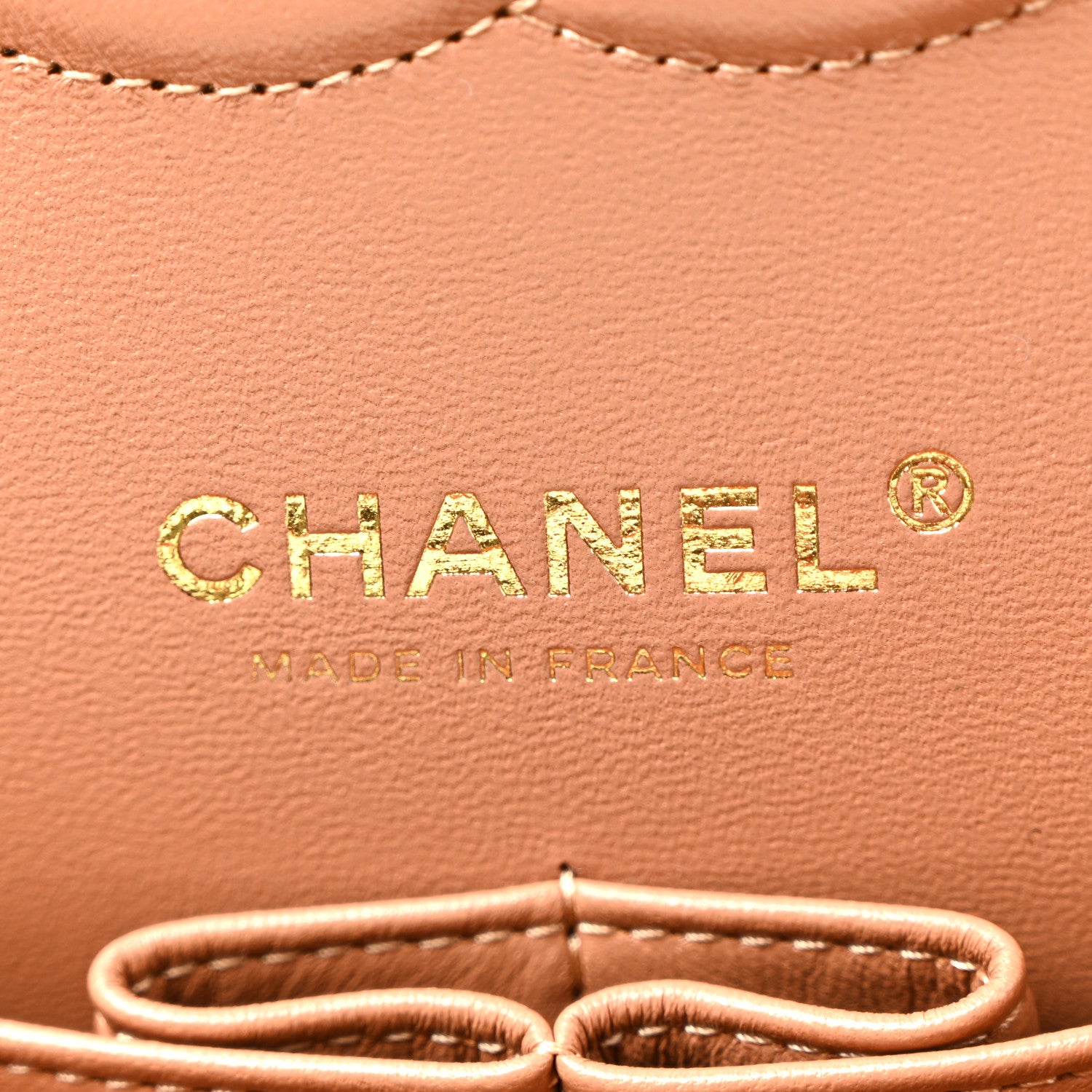 Chanel Lambskin Quilted Medium Double Flap Brown 6 of 10