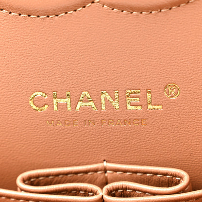 Chanel Lambskin Quilted Medium Double Flap Brown 6 of 10
