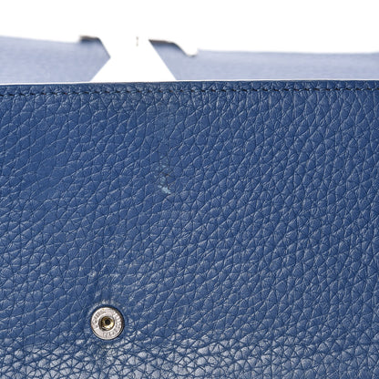 Louis Vuitton Taurillon Capucines Wallet Blue 16 of 17