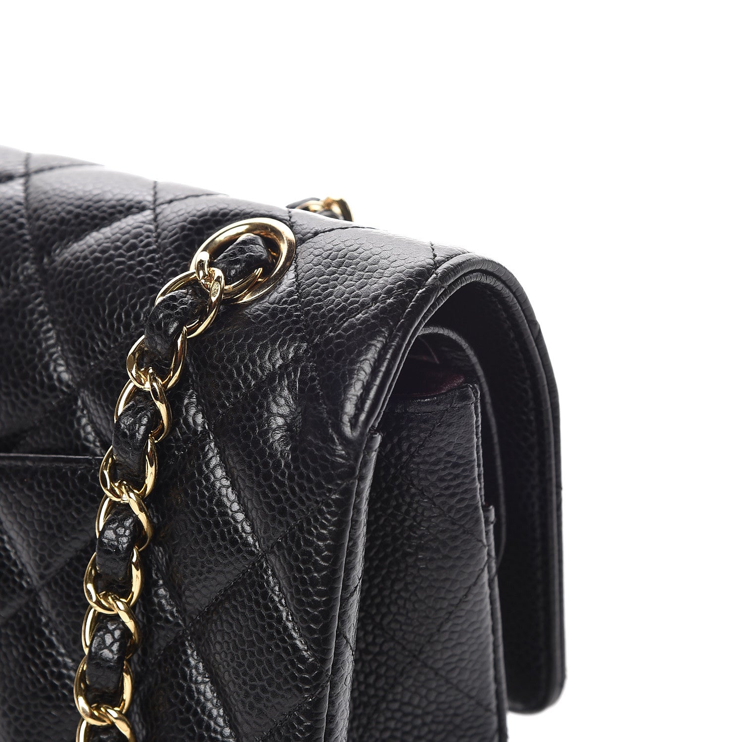 Chanel Caviar Quilted Medium Double Flap Black 11 of 17