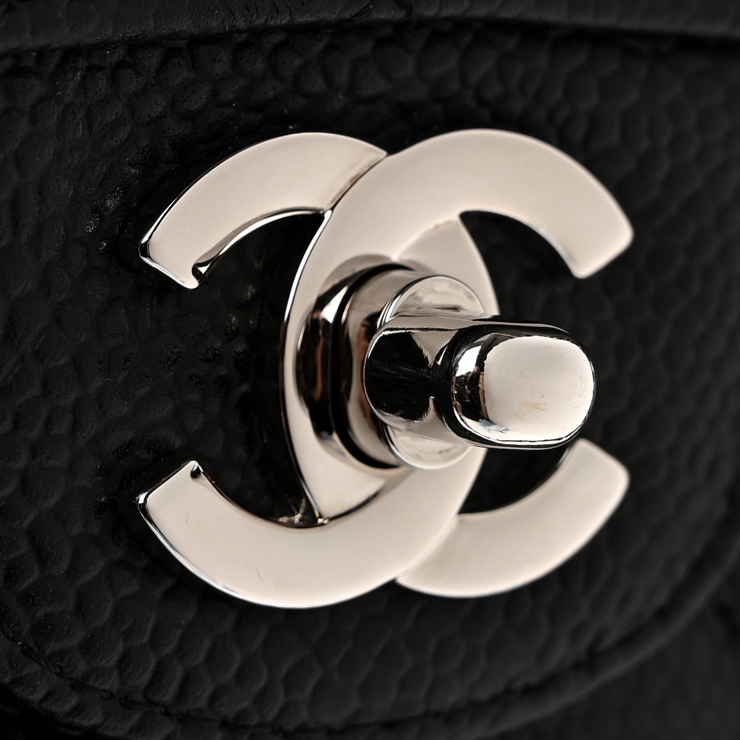 Chanel Caviar Quilted Medium Double Flap Black 11 of 12