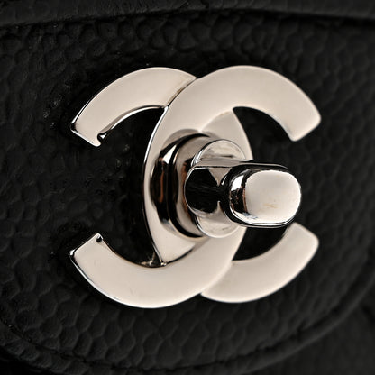 Chanel Caviar Quilted Medium Double Flap Black 11 of 12