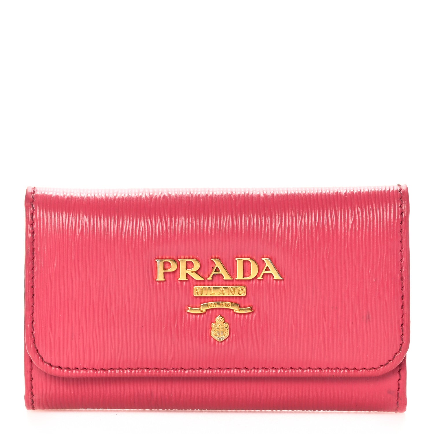 Prada Vitello Move 6 Key Holder Ibisco 1 of 8
