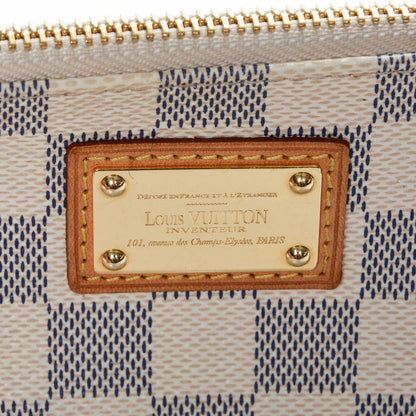 Louis Vuitton Damier Azur Pochette Milla MM 8 of 10