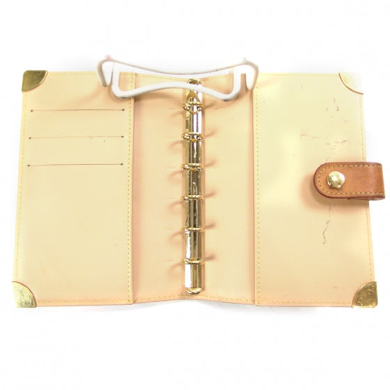 Louis Vuitton Monogram Multicolor Small Ring Agenda Cover White 5 of 9