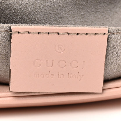 Gucci Calfskin Matelasse Mini GG Marmont Shoulder Bag Perfect Pink 6 of 14