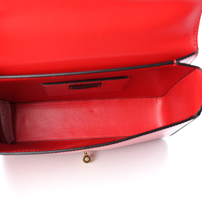 Versace Calfskin Medallion Tribute Shoulder Bag Red 4 of 8