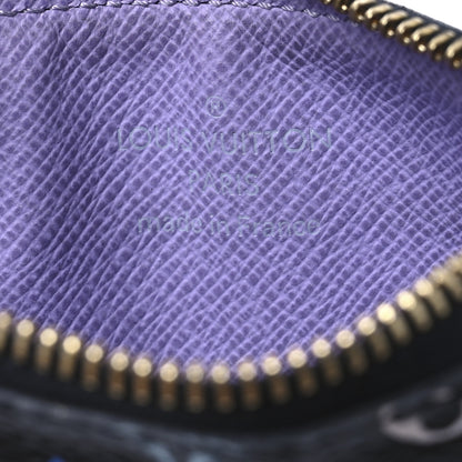 Louis Vuitton Monogram Multicolor Key Pouch Black Violet 6 of 10