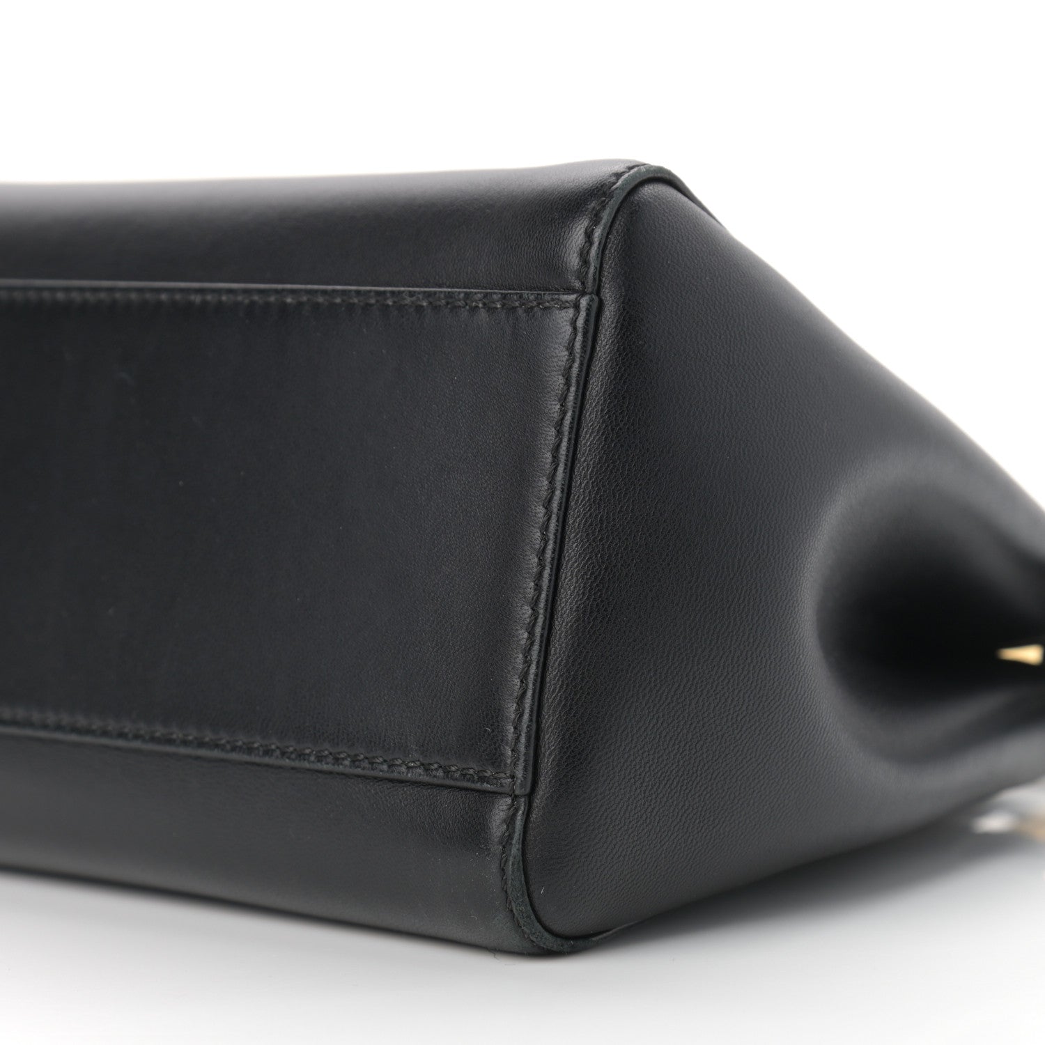 Fendi Nappa Mini Peekaboo Iconic Satchel Black 10 of 10