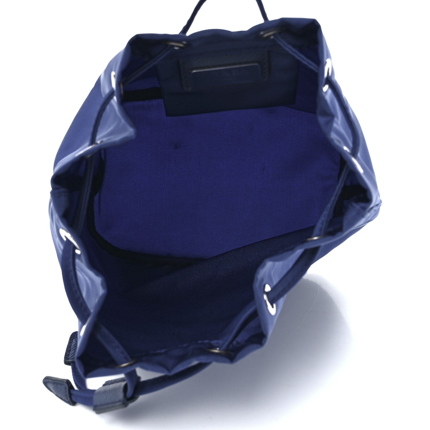 Prada Tessuto Nylon Vela Drawstring Pouch Bluette 4 of 10