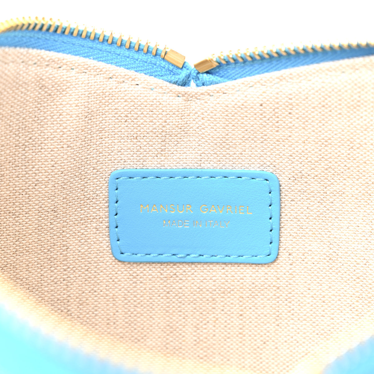 Smooth Calfskin Mini Frame Bag Blue
