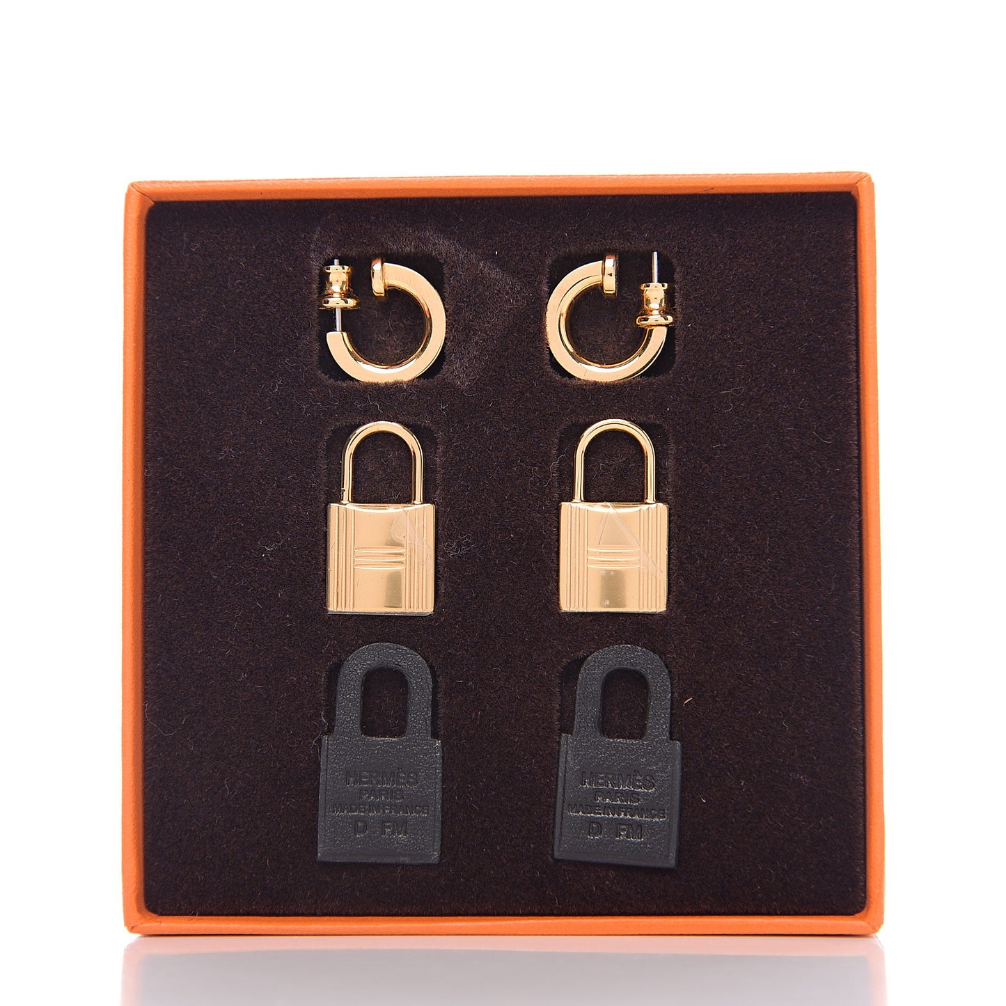 Gold Swift O'Kelly Earrings Black