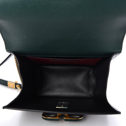 Valentino Garavani Grainy Calfskin Small VSling Shoulder Bag English Green 5 of 8