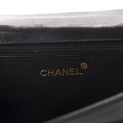 Chanel Lambskin Quilted Small Tassel Single Flap Black 8 of 11