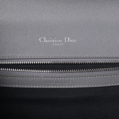 Christian Dior Grained Calfskin Medium Diorama Flap Bag Gris 6 of 9