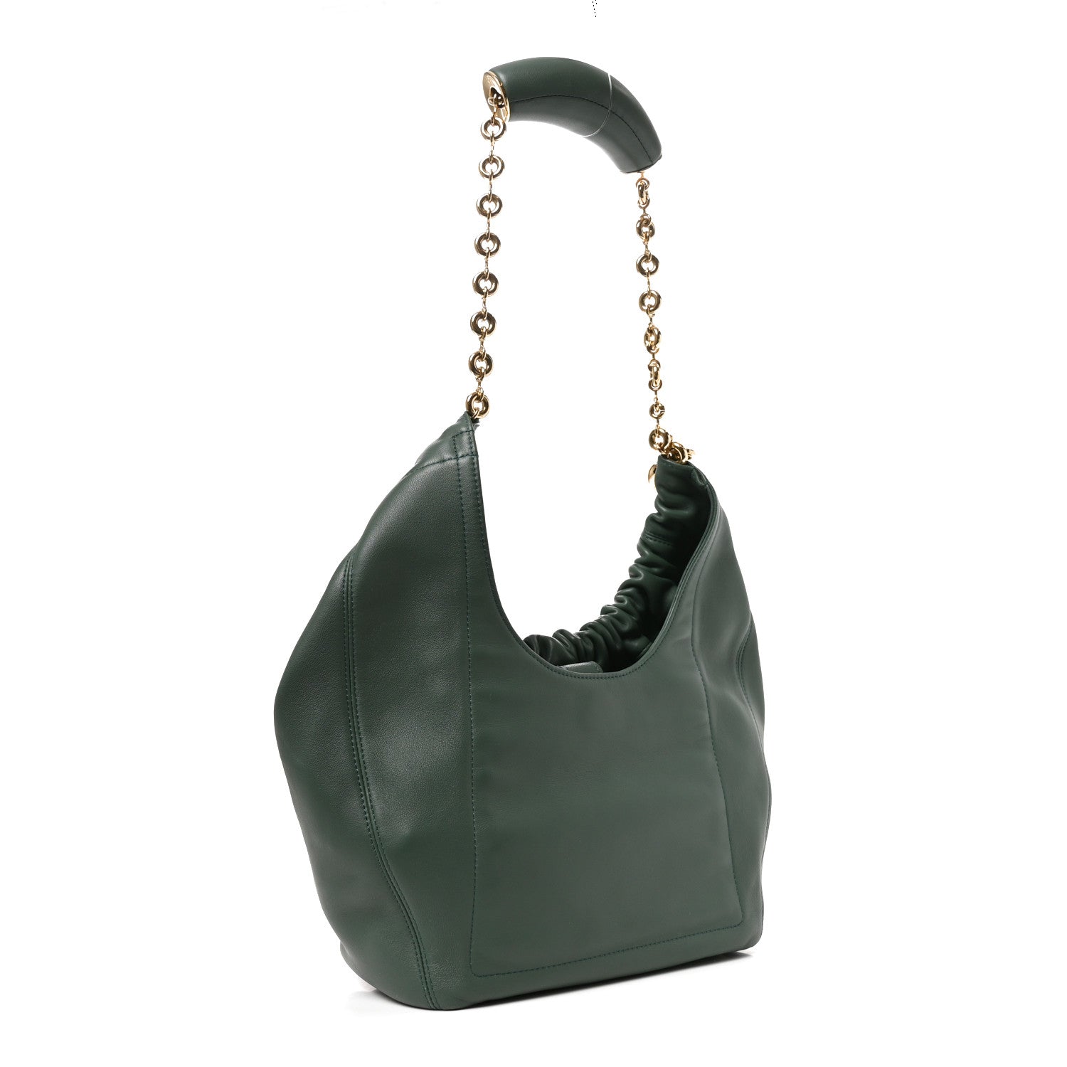 Loewe Mellow Nappa Lambskin Small Squeeze Bag Green 3 of 9