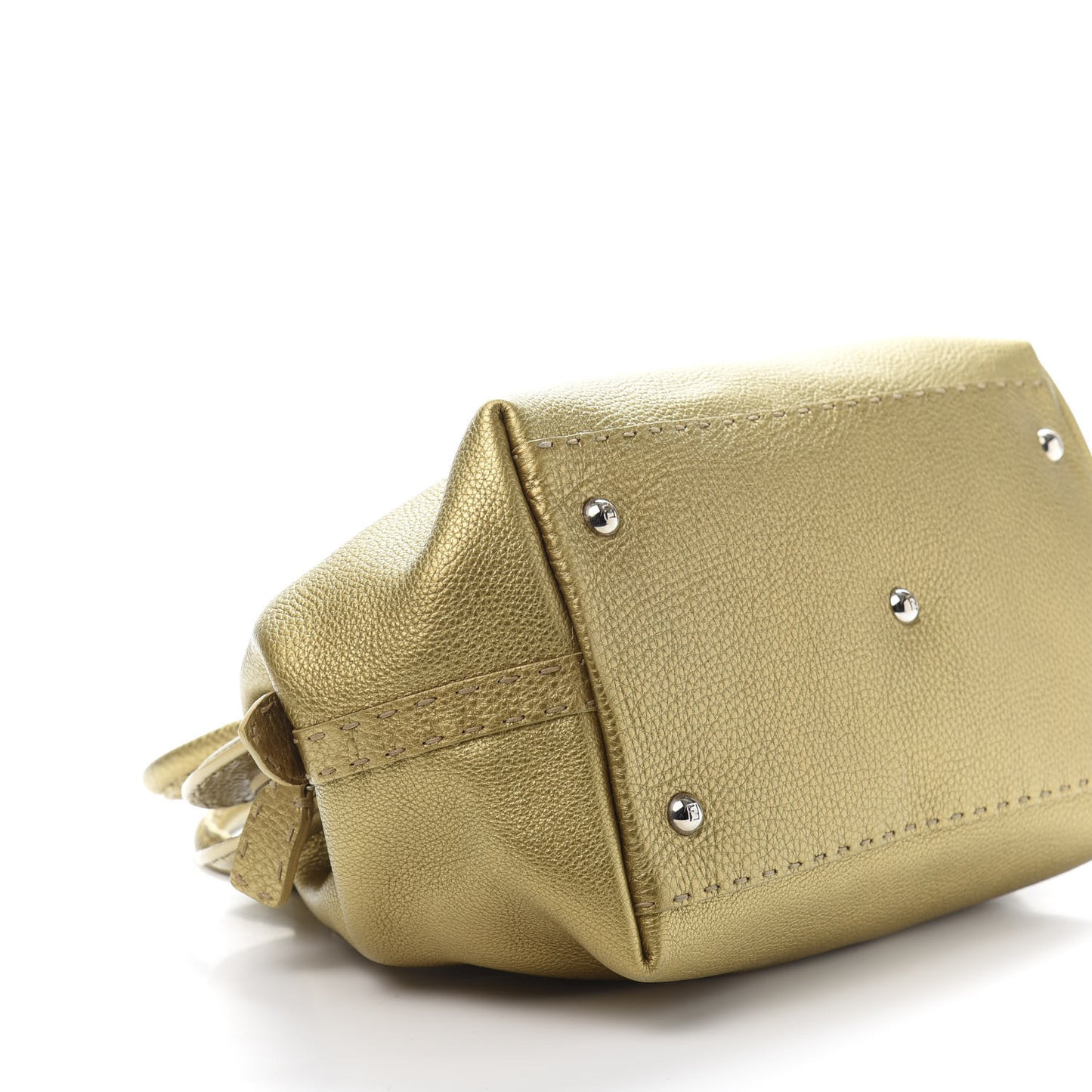 Cuoio Romano Selleria Adele 1328 Bag Oro Metallizzo
