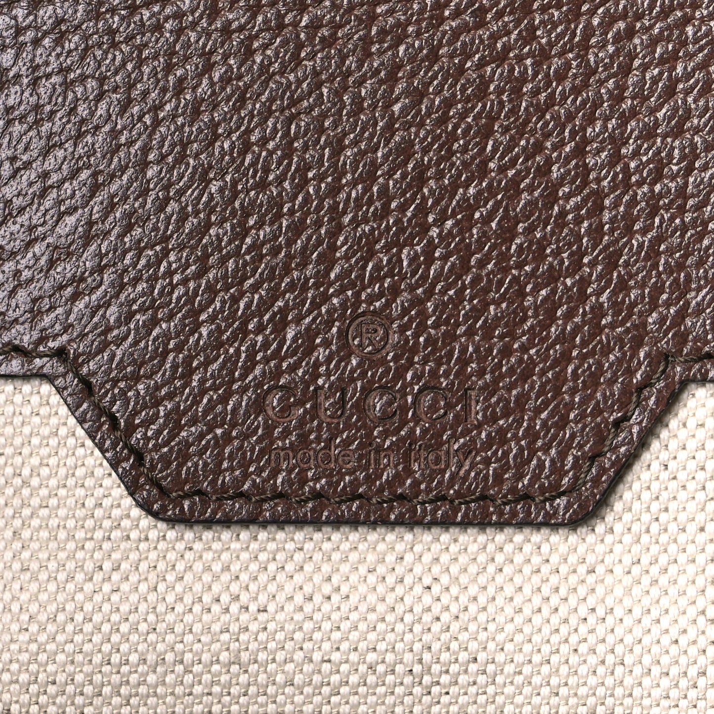 Monogram Jumbo GG Textured Dollar Calfskin Web Double Buckle Backpack Camel Ebony New Acero