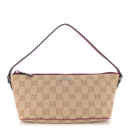 Gucci Monogram Boat Pochette Dark Pink 1 of 11