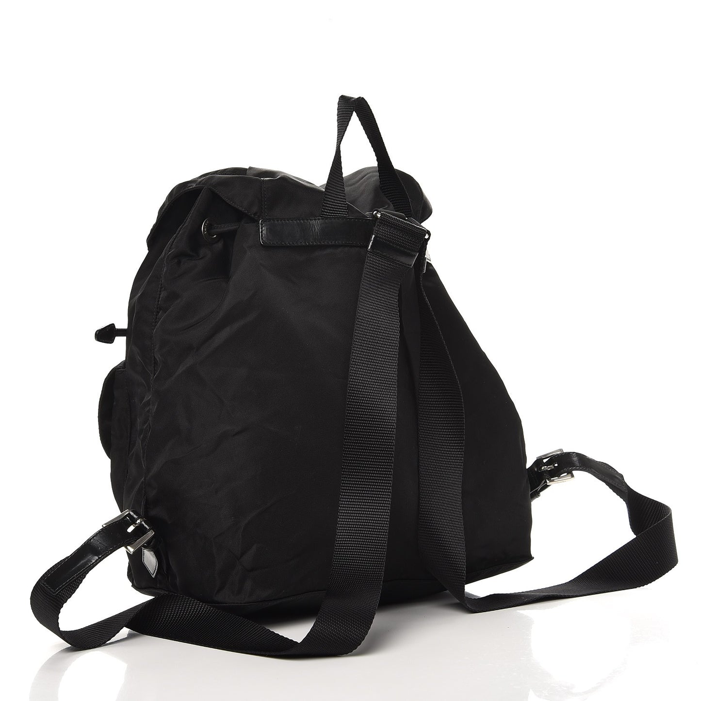 Nylon Vela Medium Backpack Black