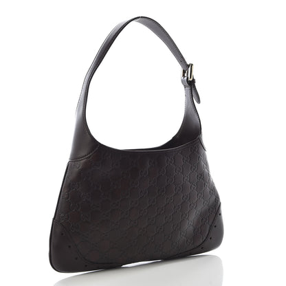 Gucci Guccissima Punch Hobo Dark Brown 2 of 9