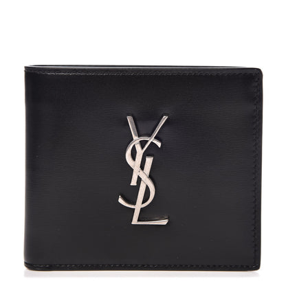 Saint Laurent Smooth Calfskin Monogram East West Wallet Black 1 of 8