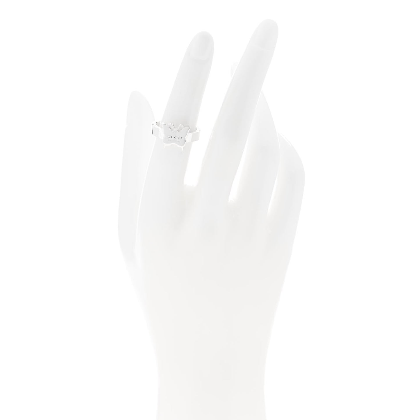 Sterling Silver Butterfly Band Ring 51 5.75