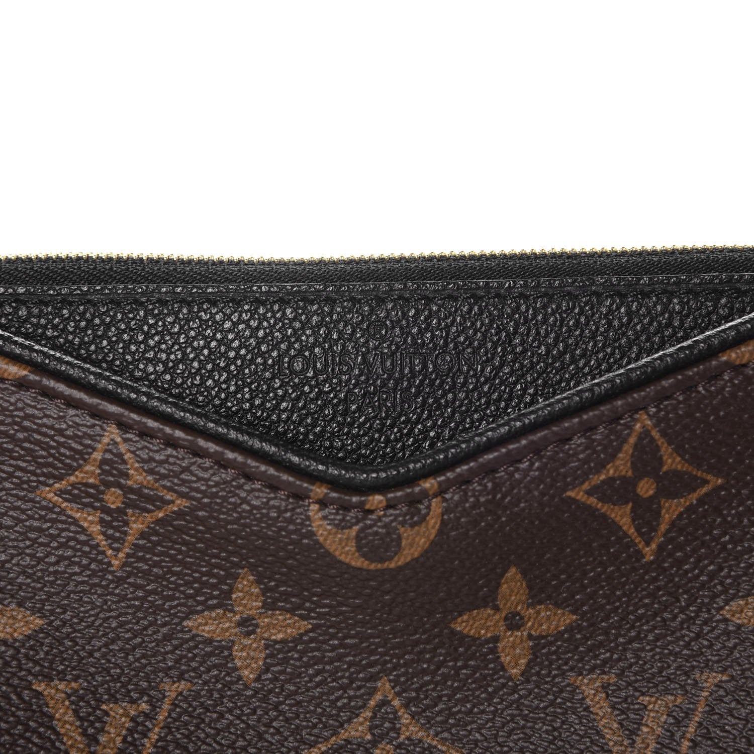 Louis Vuitton Monogram Pallas Clutch Black 5 of 9