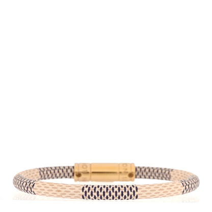 Louis Vuitton Damier Azur Keep It Bracelet 17 3 of 4