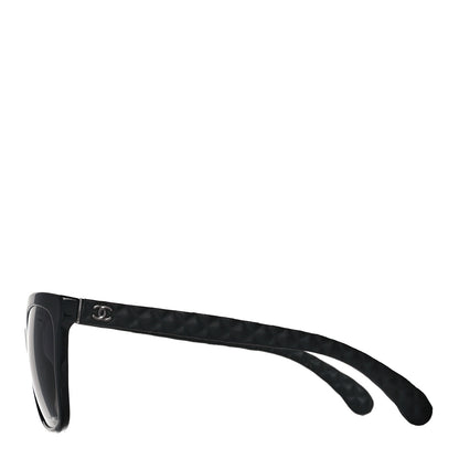 Chanel Acetate Quilted Polarized Butterfly CC Sunglasses 5288-Q Black 3 of 7