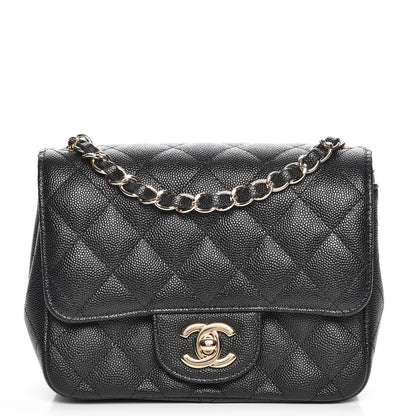 Chanel Caviar Quilted Mini Square Flap Black 1 of 8